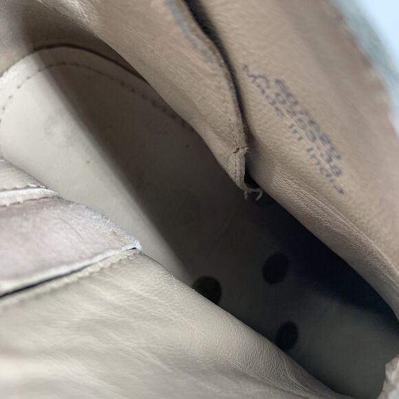 Boden Hoxton Calf Hair Leopard Print Ankle Boots 38 7 Womens Brown Low Booties - Picture 9 of 10